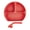 Red, variant on Baby Suction Plate with Straw 3 Compartments Silicone Suction Dishware Plate for Babies and Toddlers Divided Design Microwave and Dishwasher Safe