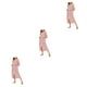 thumbnail image 5 of Sonducket Poliéster Mujer Vestido de noche Reemplazo casual Manga larga Transpirable Otoño Invierno Cardigan Oficina Ropa de dormir Rojo S Type1 NO1, 5 of 6