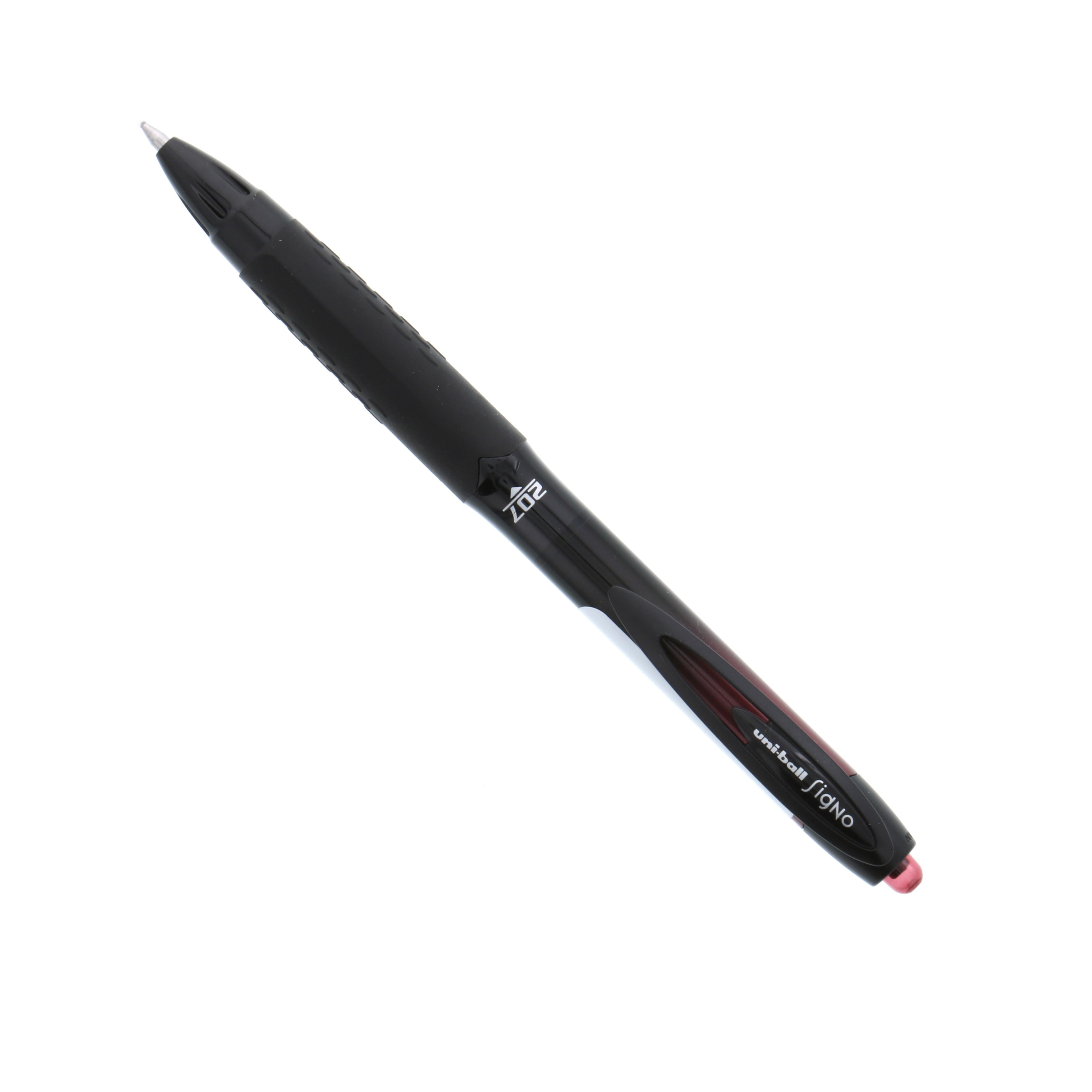 Medium Uni-Ball Signo 207 BLX Retractable Gel Pen Red/Black Ink Pack of 12 