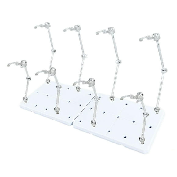 lionlar Model Display Holder Stable Stent Action Figures Holders for 1/100 Scale 1/144 White