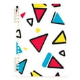 thumbnail image 7 of FORMRS 1-Subject Spiral Notebook 8" x 5" College Ruled 60 Refillable Sheet A5 Hard Cover, Red Triangles, 7 of 7