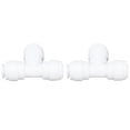 thumbnail image 3 of Quick Tee Connecter, 2PCS Wear Resistant Push In Joint Water Tube Fitting  For Garden For Kitchen, 3 of 8