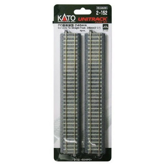 Ho Gauge 2152 Ho Unitrack Pc Straight Line 246Mm (4 Pieces) (Japan Import) By Cato