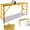 Yellow, variant on Foldable Scaffolding Platform, 70.8" X 15.75" Welded Steel Work Platform, 770 Lbs Capacity, Adjustable Height (35.4"-57") Industrial Step Ladders, Ideal for Painting, Wiring and Home Decor, Red