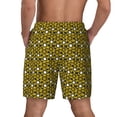 thumbnail image 4 of Uemuo Sunflowers 2 Pattern Mens Swim Trunks Quick Dry Board Shorts with Mesh Lining, Stretch Beach Shorts Quick Dry No-Chafing Board Shorts-Medium, 4 of 9