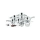 thumbnail image 1 of Batería de cocina Royal Kitchen King Acero Inoxidable grado quirúrgico 21 piezas ALFA, 1 of 7