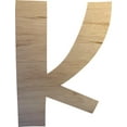 thumbnail image 1 of Wooden Letter (K) Unfinished Craft, 18'' Tall Alphabet Wood Letter DIY, Paintbale Icebold Font, 1 of 3