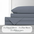 thumbnail image 3 of Southshore Fine Living, Inc. Full Size Sheet Set, Microfiber Bed Sheets | Slate Blue, 3 of 9