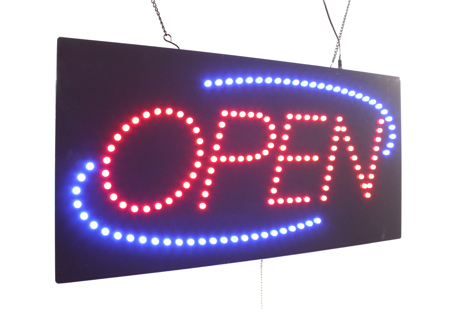 Open Sign 24" with Blue Oval, TOPKING Signage, LED Neon Open, Store, Window,  Shop, Business, Display, Grand Opening Gift Walmart Canada