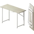 thumbnail image 2 of Folding Computer Desk inch Writing Gaming Computer Camping Desk  No Assembly Required Home Office Table  Mahogany, 2 of 6