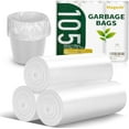thumbnail image 2 of Trash Bag Strong Leakage Small Garbage Bags Unscented Thick for Bathroom Kitchen Small Trash Can Clear, 2 of 6