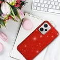 thumbnail image 2 of Compatible with Redmi Note 12 Pro 5G Case Cute Glitter Sparkly Shockproof Xiaomi Redmi Note 12 Pro 5G Phone Case for Women Girls TPU Slim 3 in 1 Protective Cases (Red), 2 of 14