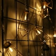 thumbnail image 6 of FSLiving String Lights,Iron Art Water Drop string Fairy Light For Christmas Party Bedroom Garden Decor, 6.5ft Curtain Lights with PIR Motion Sensor Cord,Auto ON/Off - 1 Pack (Warm White), 6 of 8