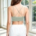thumbnail image 6 of PNTUTB Bras for Women Back-Highlighting Lingerie Lace Bandeau Double-Strap Cross-Back Underwear V-Neck Pushing-Up Comfortable Anti-Sagging Bra, 6 of 7