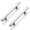 Brushed Nickel-15, variant on Brushed Brass 5 Pack Cabinet Pulls 5-3/16" Length 3" Hole Center