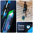 thumbnail image 5 of Allytech iPad 6th 5th Generation Case 9.7", 360 Rotating Kickstand Shockproof Kids Friendly Shoulder Strap Protective Bumper Tablet Case for Apple iPad 6th 5th Gen 2018/2017, Black Blue, 5 of 8