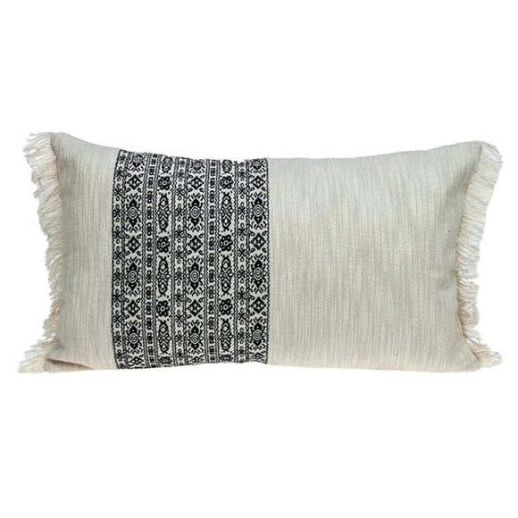 Parkland Collection PILC21119P Bianca Transitional Throw Pillow, White