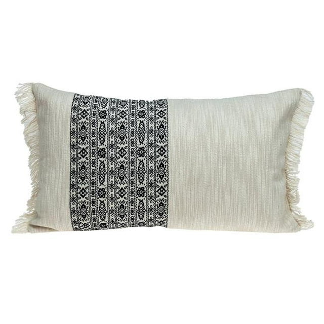 Parkland Collection PILC21119P Bianca Transitional Throw Pillow, White