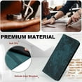 thumbnail image 6 of Decase Luxury Retro Leather Wallet Case for Samsung Galaxy S21 Ultra,Retro Elephant Texture PU Leather Flip Cover with Card Holder Slots, Shockproof Rugged Magnetic Folio Phone Case,Green, 6 of 7