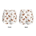 thumbnail image 3 of Cauagu Rabbit And Squirrel Print Women's 2 in 1 Running Shorts Athletic Workout Gym Yoga Shorts Running Shorts for Women-Large, 3 of 7