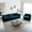 Blue, variant on 2-Piece Upholstered Sofa, Living Room Sectional Sofa Set Modern Sofa Couches Set, Deep Seat Sofa for Living Room Apartment, 1+3 Seat (Gray)
