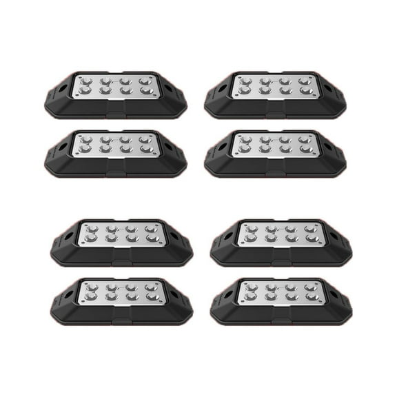 XK Glow XK052001-8WA Pod Strobe Light - White/Amber - 8pc