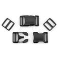 thumbnail image 2 of 25 - Country Brook Design® 1 inch Black Contoured Side Release Buckle & Wide Mouth Triglide Set, 2 of 4