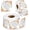 Floral, variant on 500 Count Cottage Food Law Labels Stickers Kraft Brown Home Made Stickers 1.5” Square Thermal Printed Labels for Home Kitchen Bakery Bread Sourdough