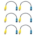 thumbnail image 1 of 3X Fakra Reversing AV-IN Camera Video Connection RCA Cable Parking Adapter - Fakra to RCA Video Cable Adapter,3 * Video Cable Adapter,Black&Blue&Yellow, 1 of 5