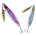 thumbnail image 4 of 3PC BIQIANWO fish baits Red Silver Gold Green White Black Fishing Lures Ultra Long Casting Iron Plate Special Electroplated Freshwater Saltwater, 4 of 9