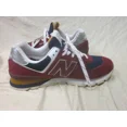 thumbnail image 3 of New Balance Men's 574 Sneaker Garnet/Navy Size 12, 3 of 6