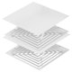 thumbnail image 1 of unbranded 2Ud Deflector Para Ventilación Central Con Gancho Resistente Para Fácil Limpieza, 1 of 8