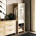 thumbnail image 3 of Ameriwood Home Wimberly Wardrobe with Mirror, Natural, 3 of 14