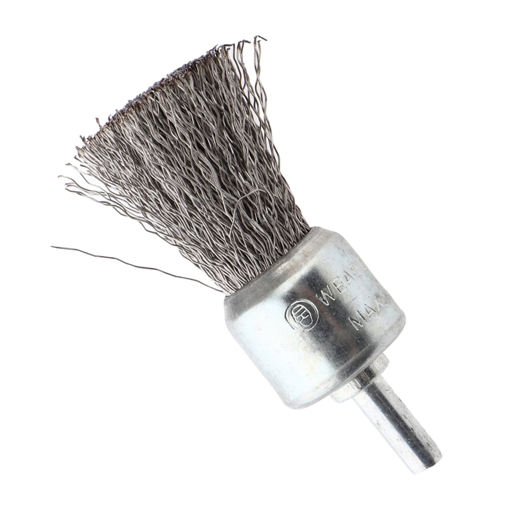 6mm Shank Stainless Steel Polishing Wire Pen Brush Rust Paint Removal Tool 6 x 20 x 150mm 0.3