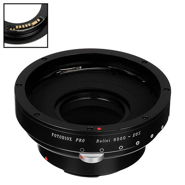 Fotodiox R6k-EOS-Pro-FC10 Adaptateur de Monture d'Objectif avec Objectifs Rollei 6000 vers Boîtier de Caméra EOS Canon