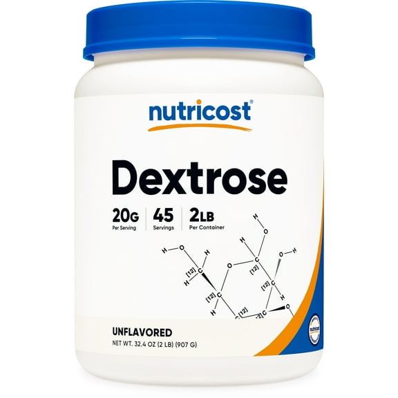 Nutricost Dextrose Powder 2 lbs - Vegetarian Friendly Supplement