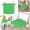Green-CQ34, variant on Square Tie-On Chair Pads with Straps 15.7IN Thickened Polyester Seat Cushions for Dining Chairs, Patio Stools, Outdoor Bistros, and Indoor Home Use