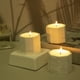 thumbnail image 4 of Nvzi 3 velas perfumadas para el hogar, aromaterapia, decoración del hogar, para reuniones familiares, fiestas, cumpleaños, Navidad (carillón de viento azul)., 4 of 5