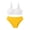 Yellow, variant on Vedolay Swimsuit for Girls Summer 3 Piece Printed Swimsuit Sets Bathing Suit Crisscross Cute Bikini with Beach Skirt,Yellow 9-10 Years