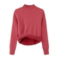 thumbnail image 1 of BVOFAR Chandail à Col Mi-Haut pour Femmes Hiver Chaud Pull-Over Décontracté Confortable Manches Longues, 1 of 2