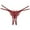 Multicolor, variant on yunLCZ Women's Cotton Underwear High Waist Women Embroidered Hollow Butterfly Low Waist Underpants Open Cut Pearl Massage Thong Wasit Hipster Brief Panties for Ladies