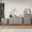 with 1pc nightstand(3 drawers), variant on Holliwill Farmhouse 3 Pieces Bedroom Furniture Set, Wide 8 Drawer Dresser, Tall 6 Drawer Dresser and 3 Drawer Nightstand with Charging Station, Grey