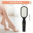 thumbnail image 4 of Unique Bargains Foot File Foot Rasp Stainless Steel Pedicure Foot Scraper Callus Remover Tool for Foot Care 8.07" Black, 4 of 7