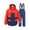Navy, variant on QHFBli Kid Girls Winter Skisuit 2Pcs Snow Wear Women Ski Jacket and Pants Set Hooded Bib Set Windproof Warm Ski Suit Kids Suit Jacket