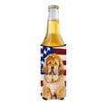 thumbnail image 2 of Carolines Treasures BB9721MUK Tibetan Mastiff Patriotic Michelob Ultra Hugger for slim cans  Slim Can multicolor, 2 of 3