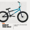 thumbnail image 5 of Mongoose Legion L80 Freestyle BMX Bike, 20-Inch  Wheels, Ages 8 and up, Teal, 5 of 6