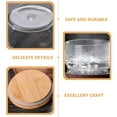 thumbnail image 5 of Sold 1 set of Glass Jars with Bamboo Lid Glass Food Storage Holder Dessert Bowl Salad Bowls, 5 of 6