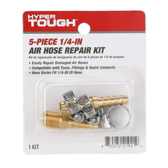 Hyper Tough 5-Piece 1/4 in. Air Hose Repair Kit