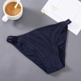 thumbnail image 3 of Gibobby Calzoncillos hipster Bragas de cintura para mujer Bragas de algodón con tanga sexy(Azul， XXL), 3 of 4