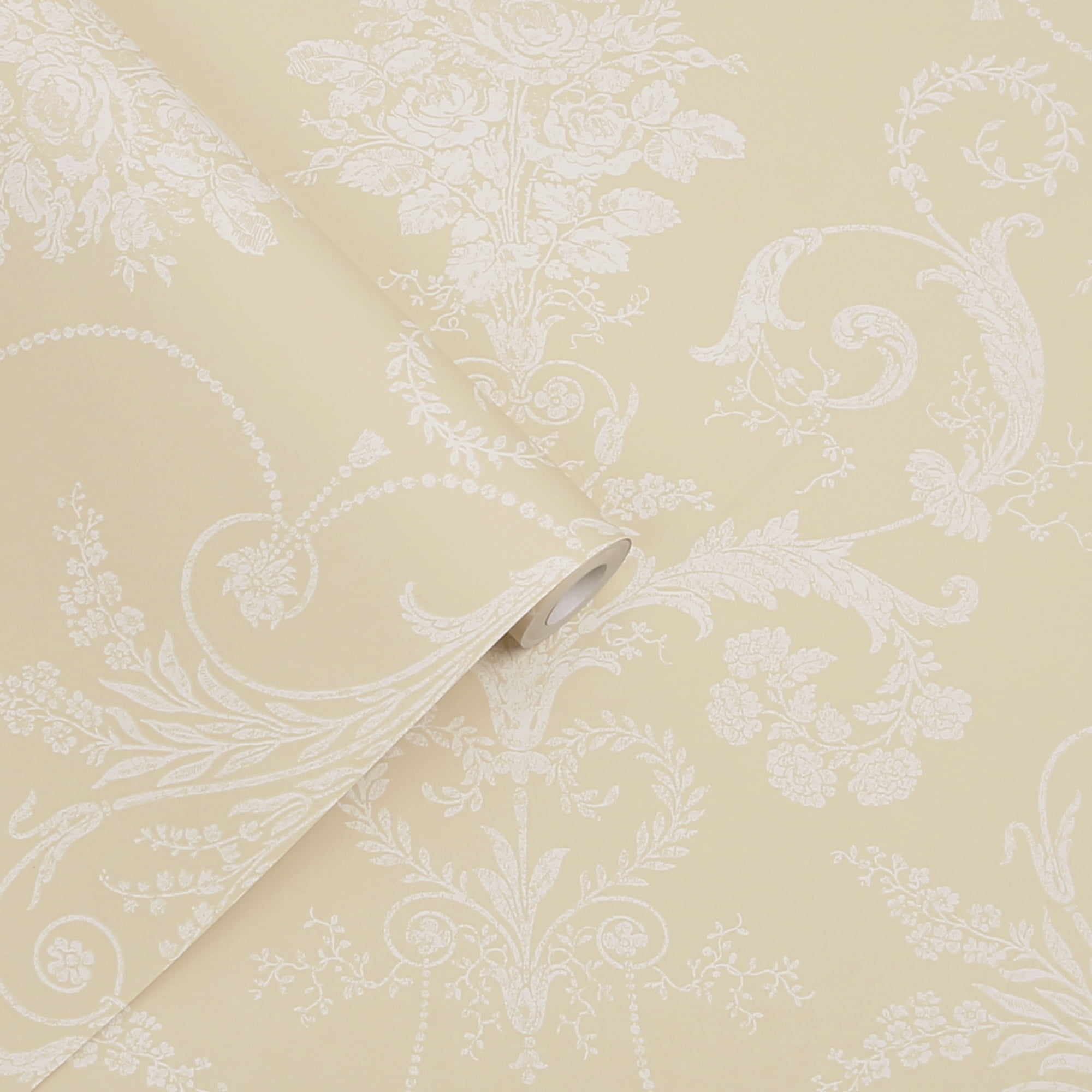 Laura Ashley Josette Linen Wallpaper